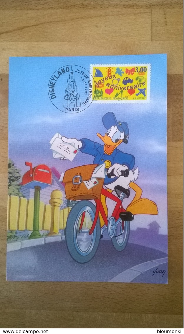 Carte Postale & Timbre Anniversaire DISNEYLAND 1997 - Disneyland