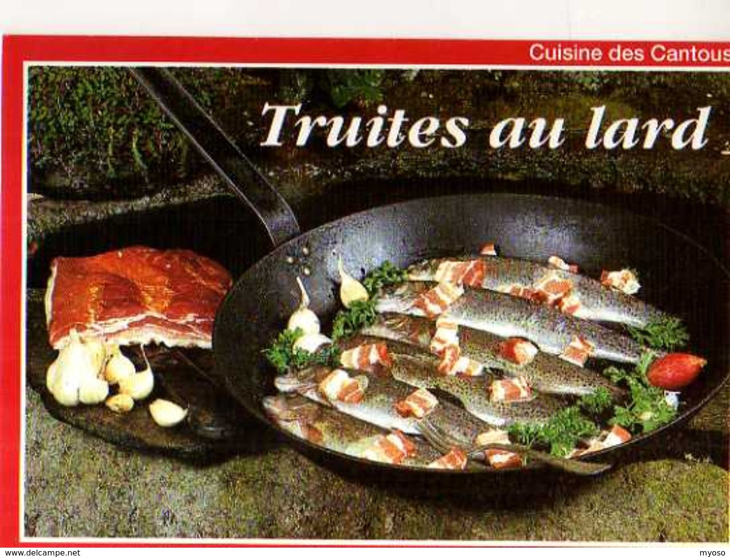 Recette Cuisine Des Cantous Truites Au Lard - Recetas De Cocina