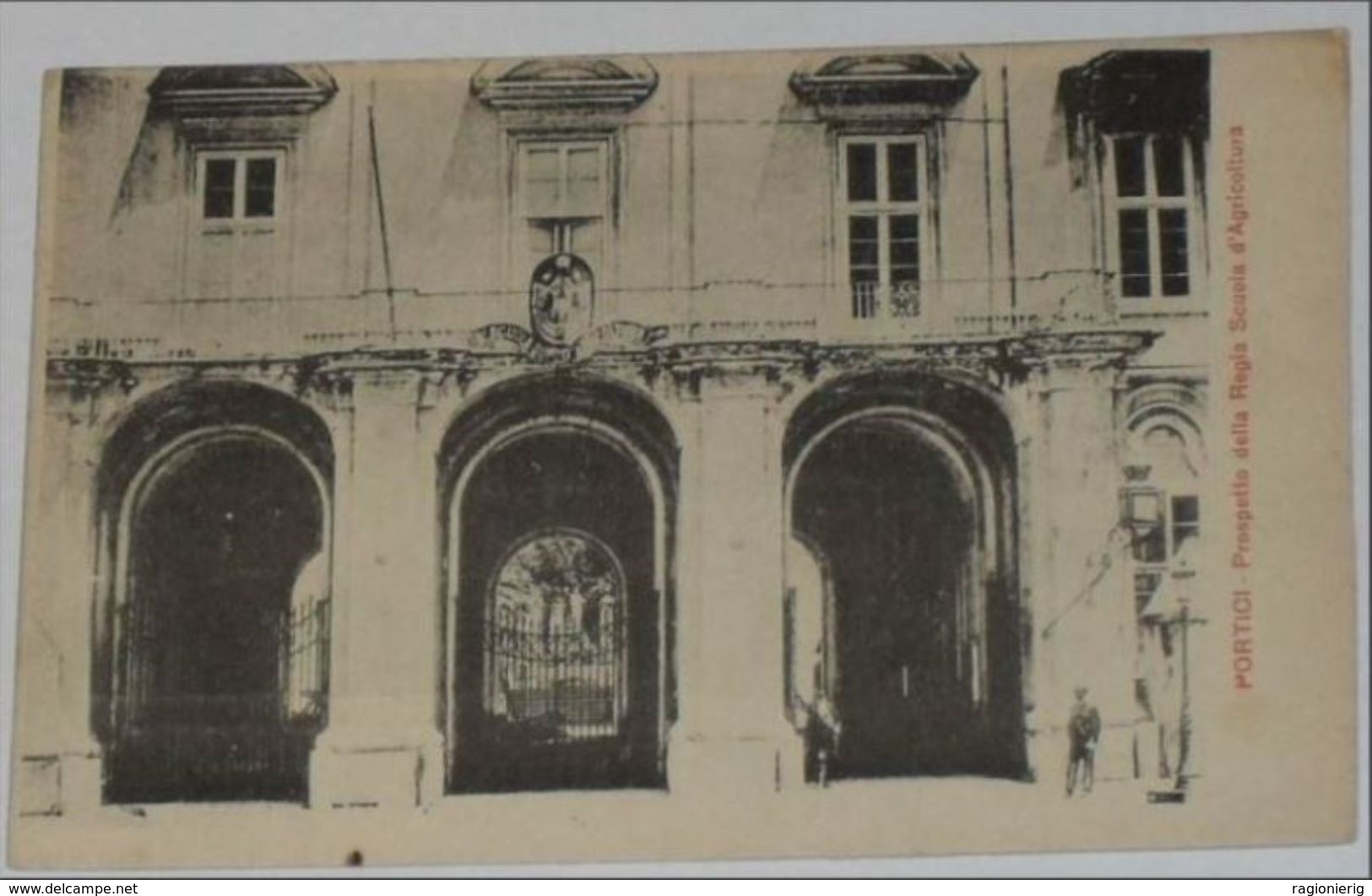 NAPOLI - Portici - Prospetto Della Regia Scuola D'Agricoltura - 1900 Circa - Portici