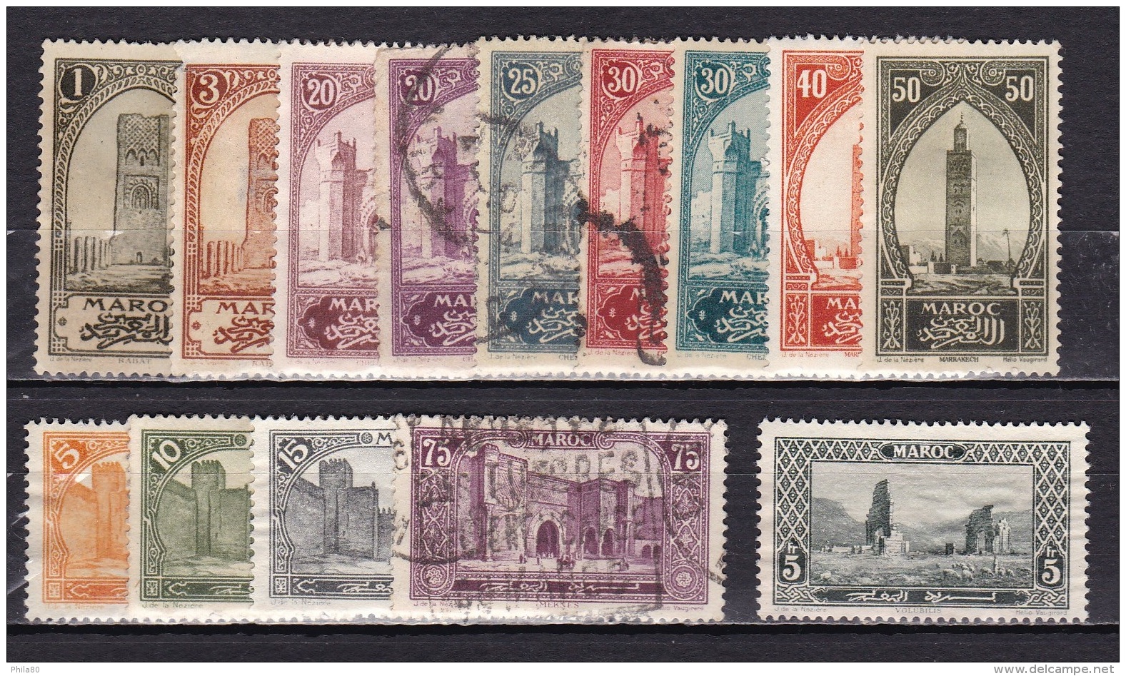 Maroc  N° 98 ,100(*),101(*),102,103,104,105,106,107,108,109(*),110,112(*),115,122(*) - Unused Stamps