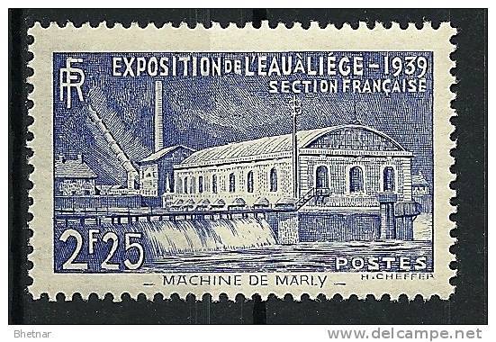 FR YT 430 " Exposition De L'eau à Liège " 1939 Neuf** - Neufs