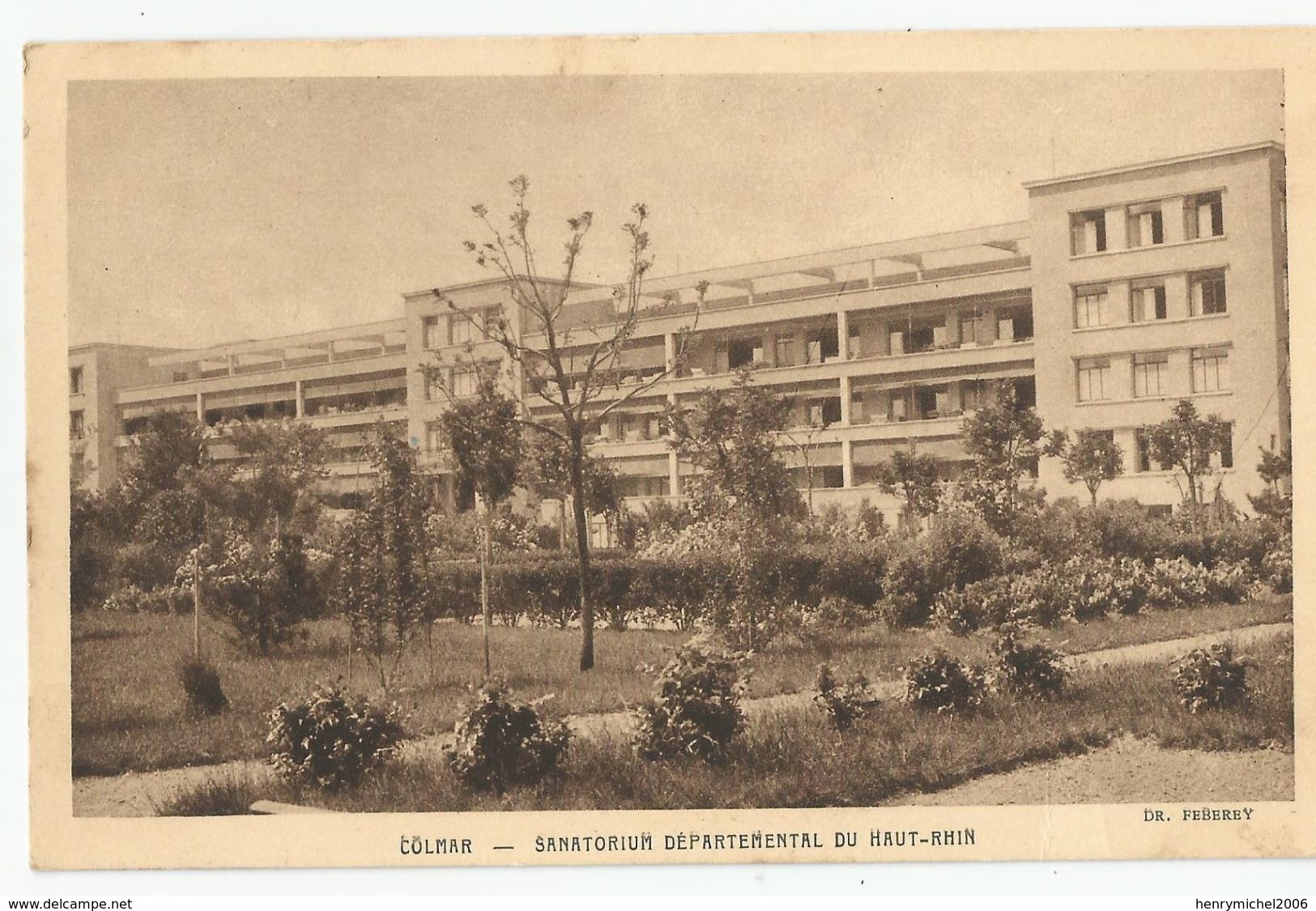 68 Haut Rhin - Colmar Sanatorium Départemental - Colmar