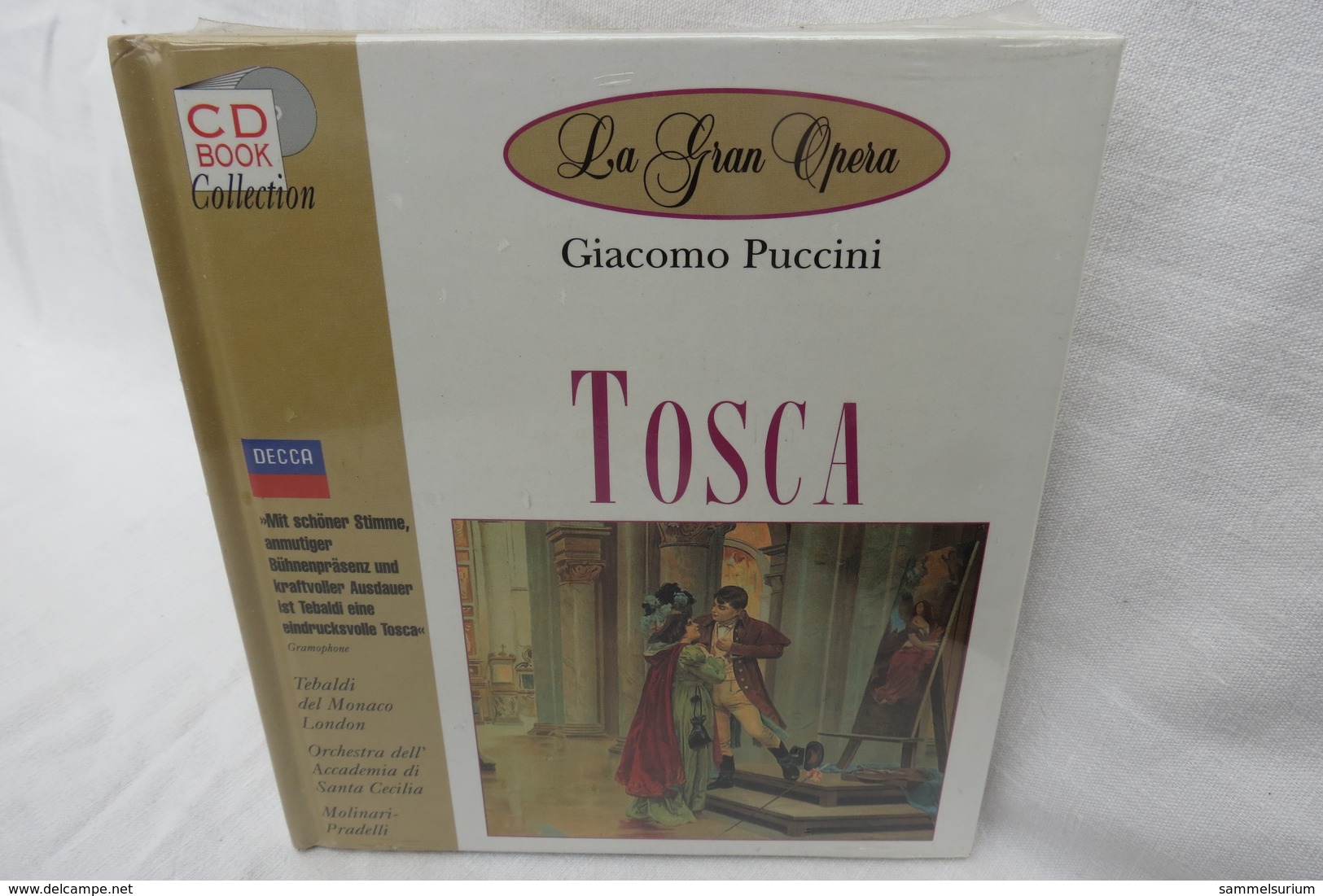 CD "TOSCA Von Giacomo Puccini" Mit Buch Aus Der CD Book Collection (ungeöffnet, Original Eingeschweißt) - Oper & Operette