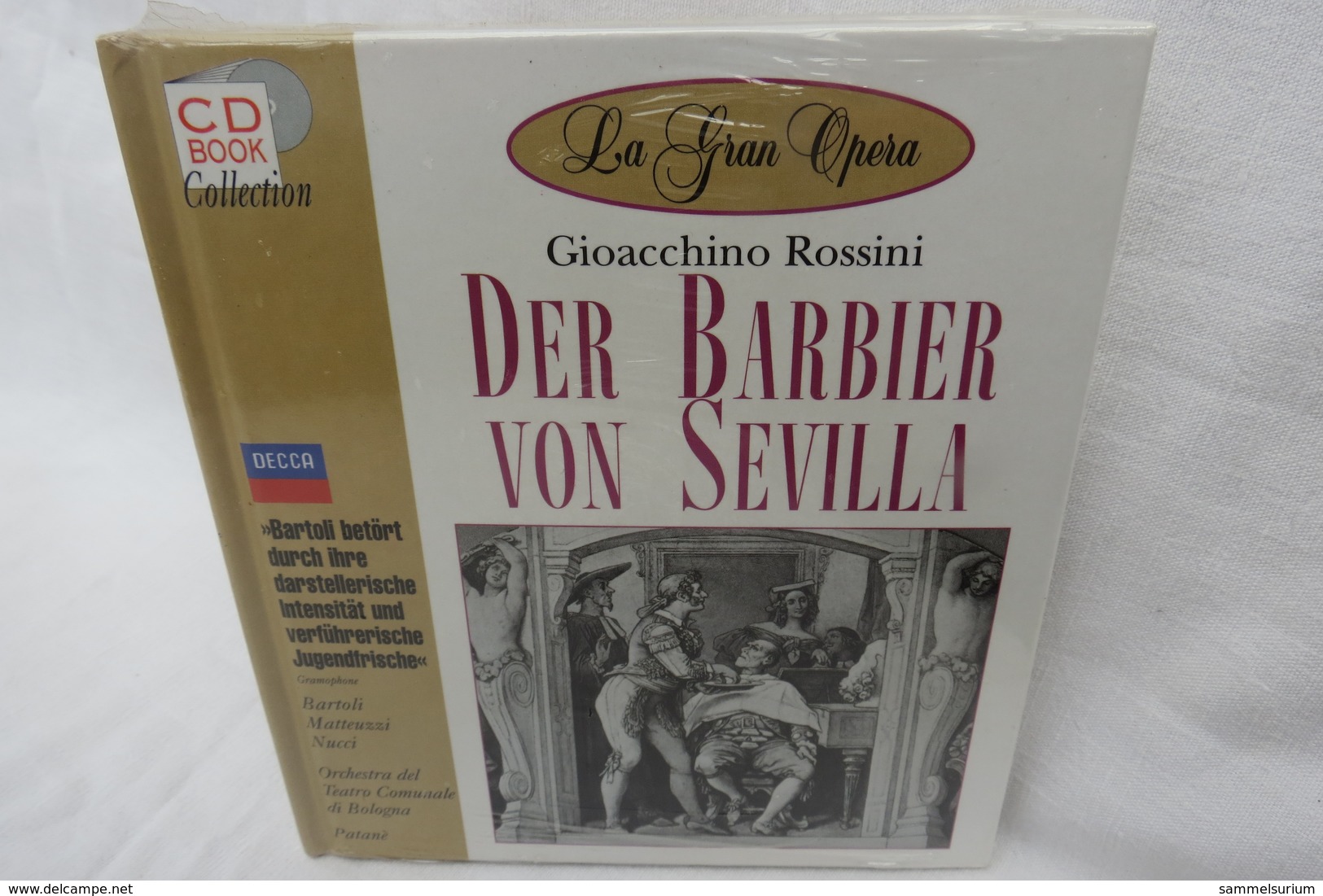 CD "Der Barbier Von Sevilla/Gioacchino Rossini" Mit Buch Aus Der CD Book Collection (ungeöffnet, Original Eingeschweißt) - Opera