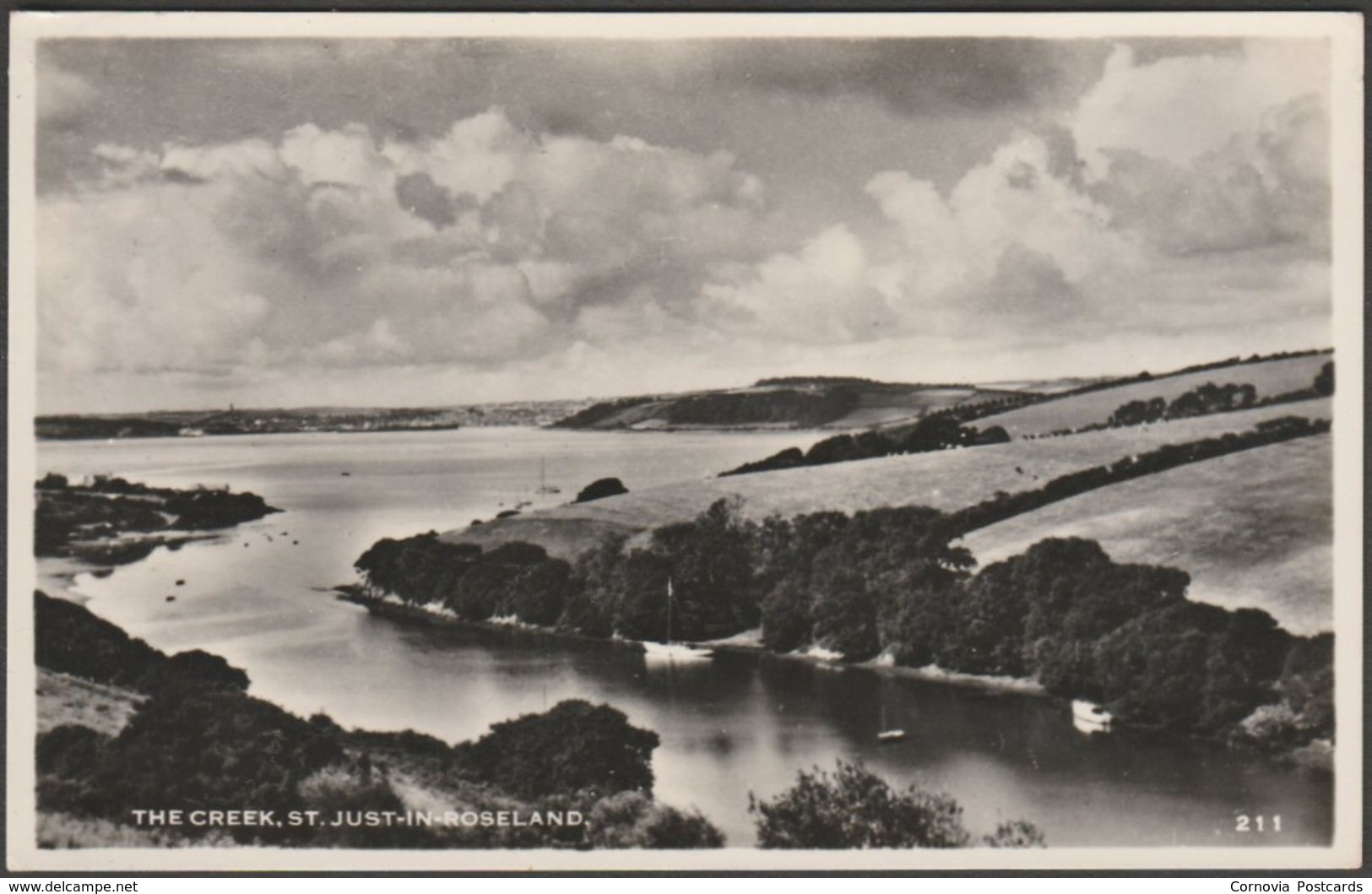 The Creek, St Just In Roseland, Cornwall, C.1940s - Thomas RP Postcard - Other & Unclassified