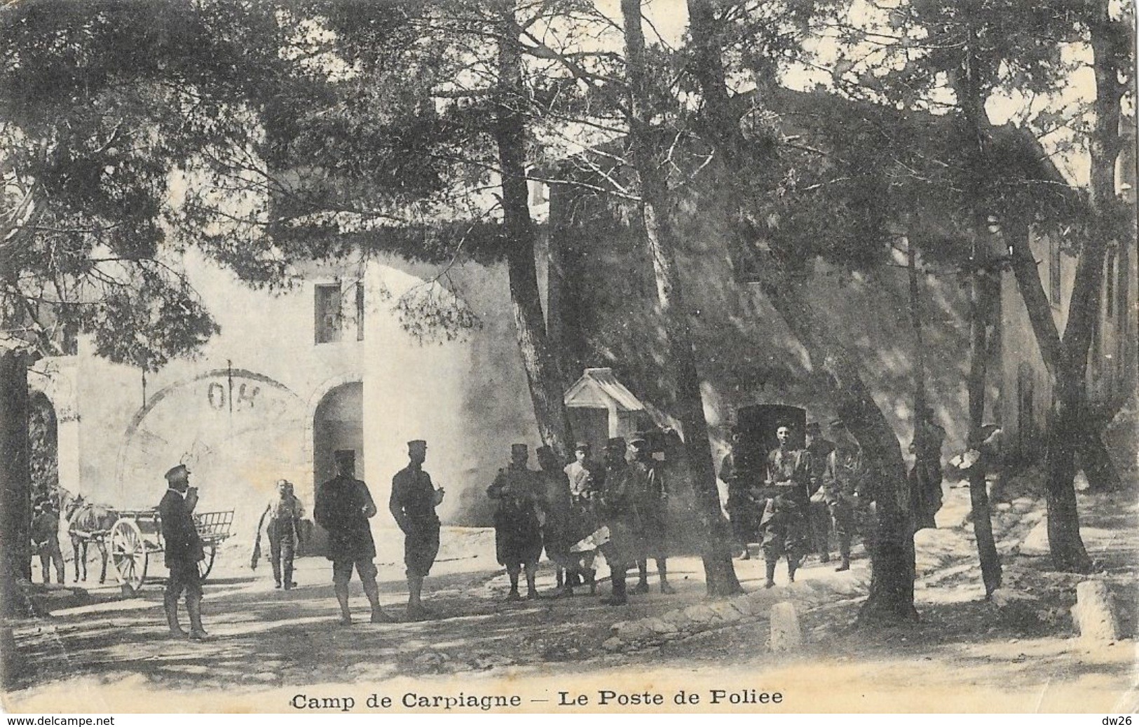 Camp De Carpiagne (Bouches-du-Rhône) - Le Poste De Police - Casernes