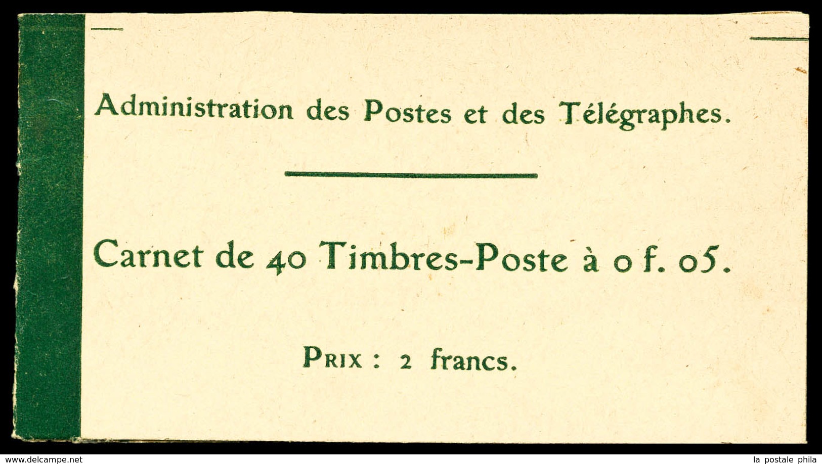 ** N°137C3, 40 TimbresPoste à 0f 05, Prix 2 Francs. TB   Qualité: ** - Autres & Non Classés