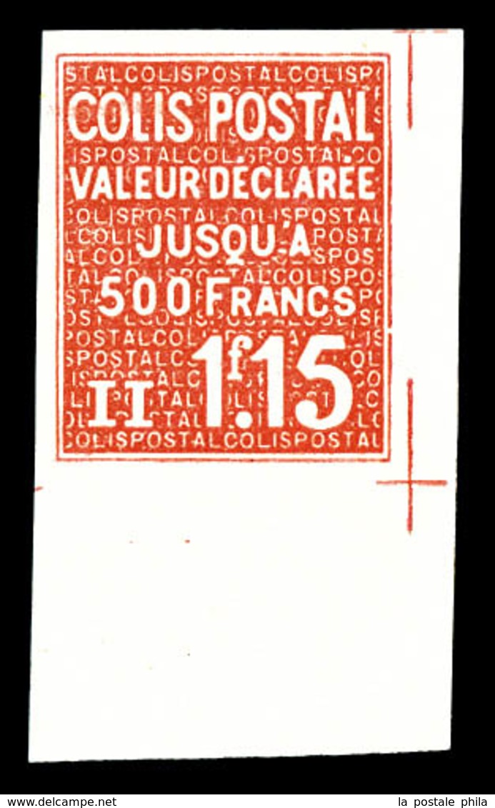 ** N°164, Valeur Déclarée, 1f 15 Rouge Non Dentelé Cdf. TTB   Qualité: **   Cote: 250 Euros - Neufs