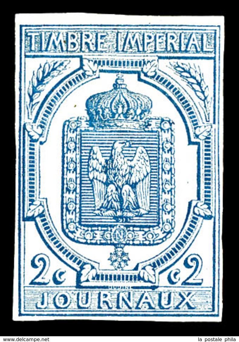 * N°2, 2c Bleu. TB   Qualité: *   Cote: 700 Euros - Guerre (timbres De)