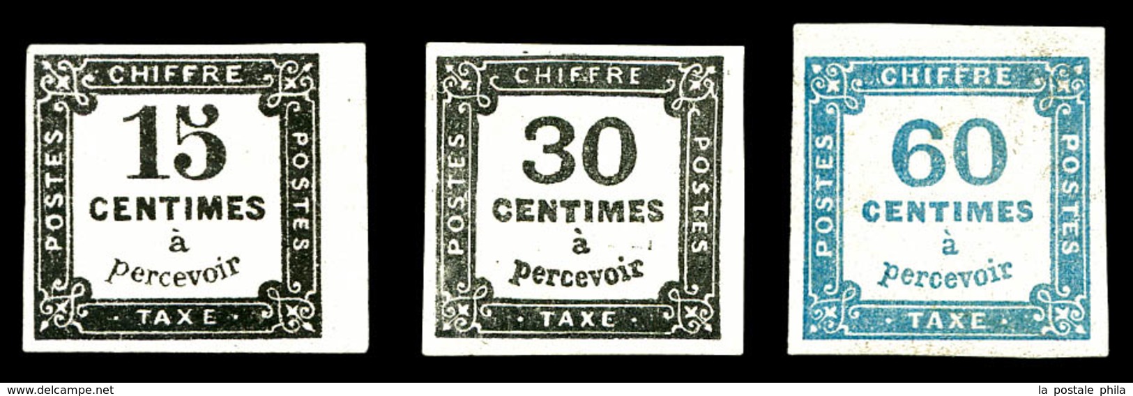 * N°4, 6 Et 9, Les 3 Valeurs TB   Qualité: *   Cote: 685 Euros - 1859-1959 Mint/hinged