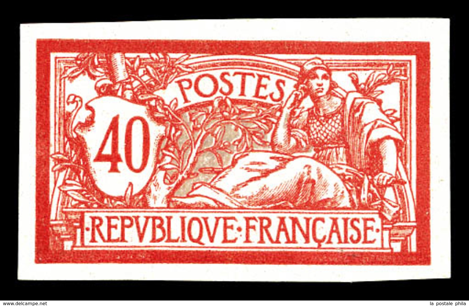 * N°119a, 40c Merson, Non Dentelé. TB   Qualité: *   Cote: 350 Euros - Unused Stamps