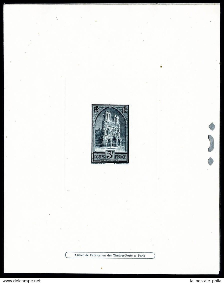 (*) N°259, Cathedrale De Reims, TTB (certificat)   Qualité: (*)   Cote: 400 Euros - Luxury Proofs