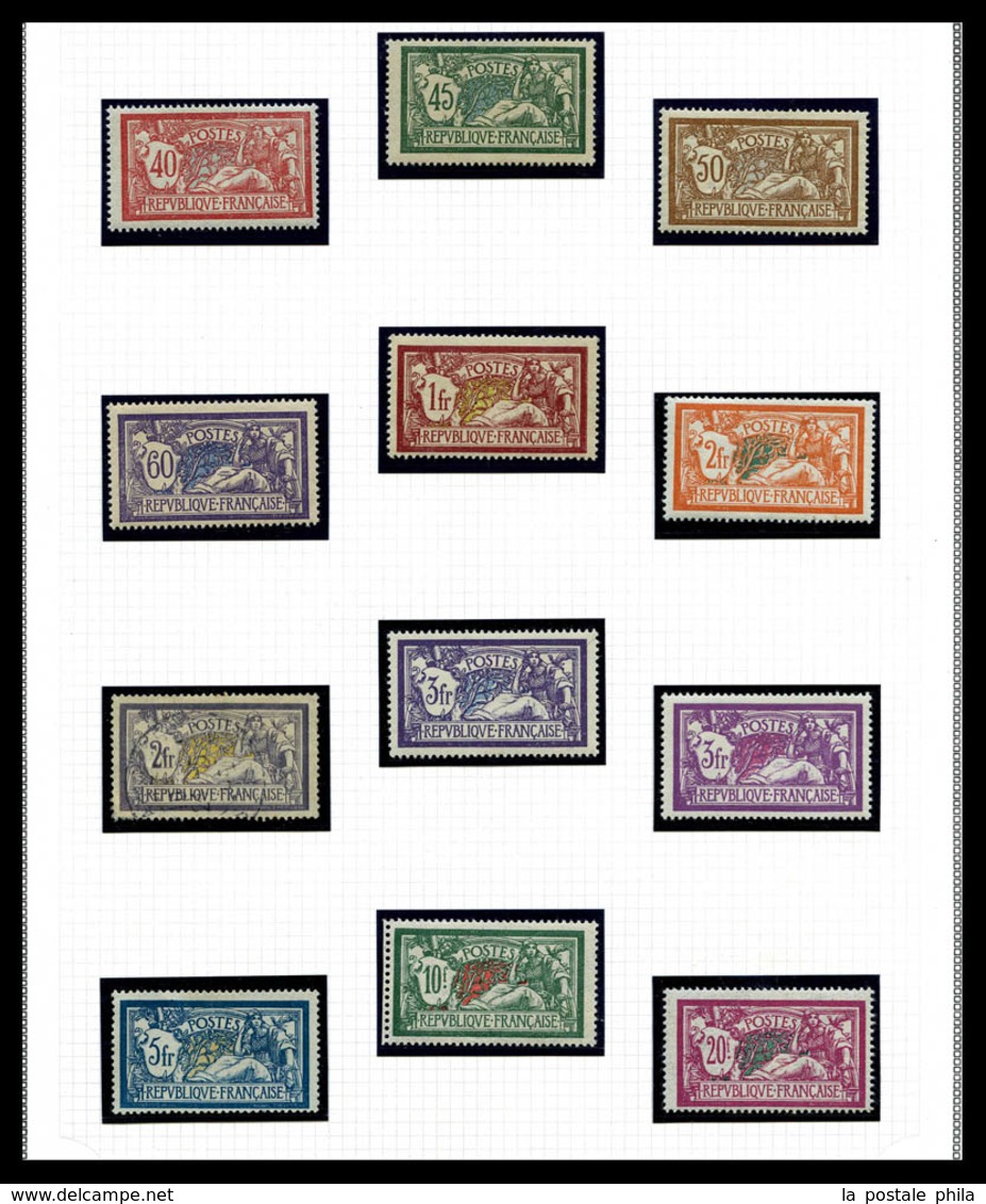 N 1849/1959, collection en 2 volumes de timbres principalement neufs */** avec bonnes valeurs dont Yv 127, 128, 133, 154