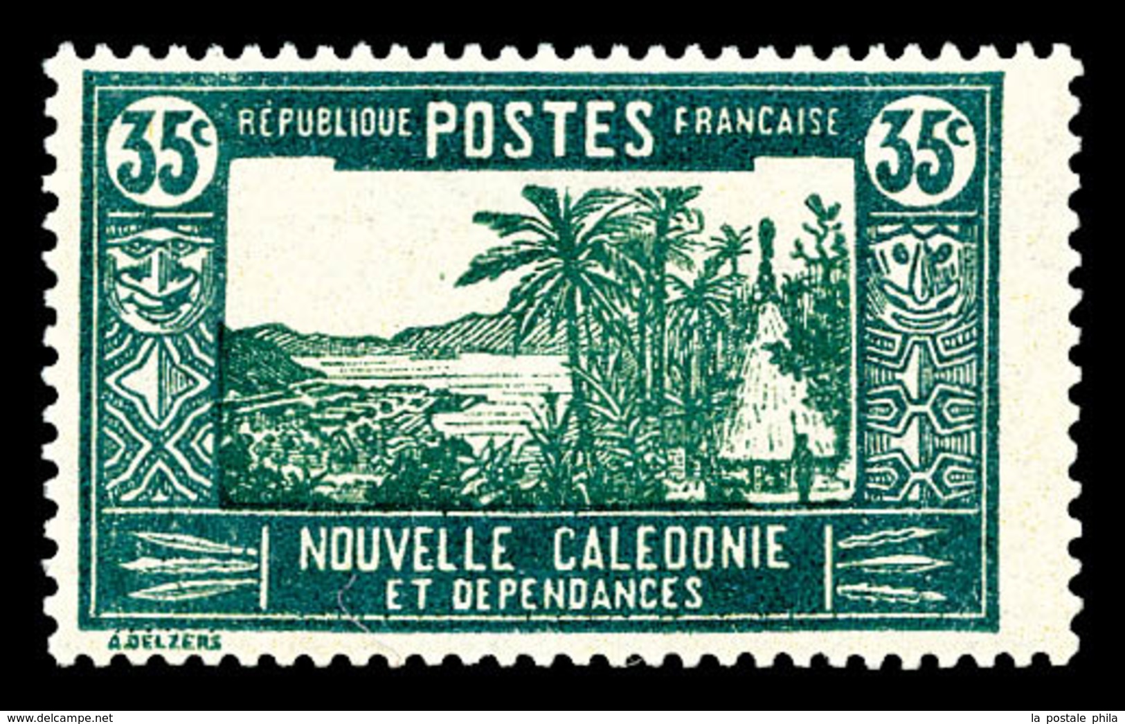 ** WALLIS Et FUTUNA, N°51Aa, (cote Maury), 35c Vertbleu Sans Surcharge, SUP   Qualité: **   Cote: 425 Euros - Unused Stamps