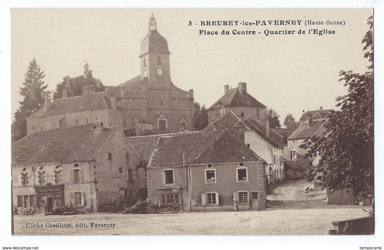 Breurey-les-Faverney - Place Du Centre - Quartier De L'Eglise - Autres & Non Classés