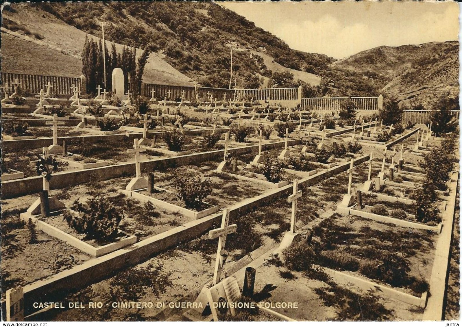 CASTEL DEL RIO - CIMITERO DI GUERRA - DIVISIONE FOLGORE - Bologna