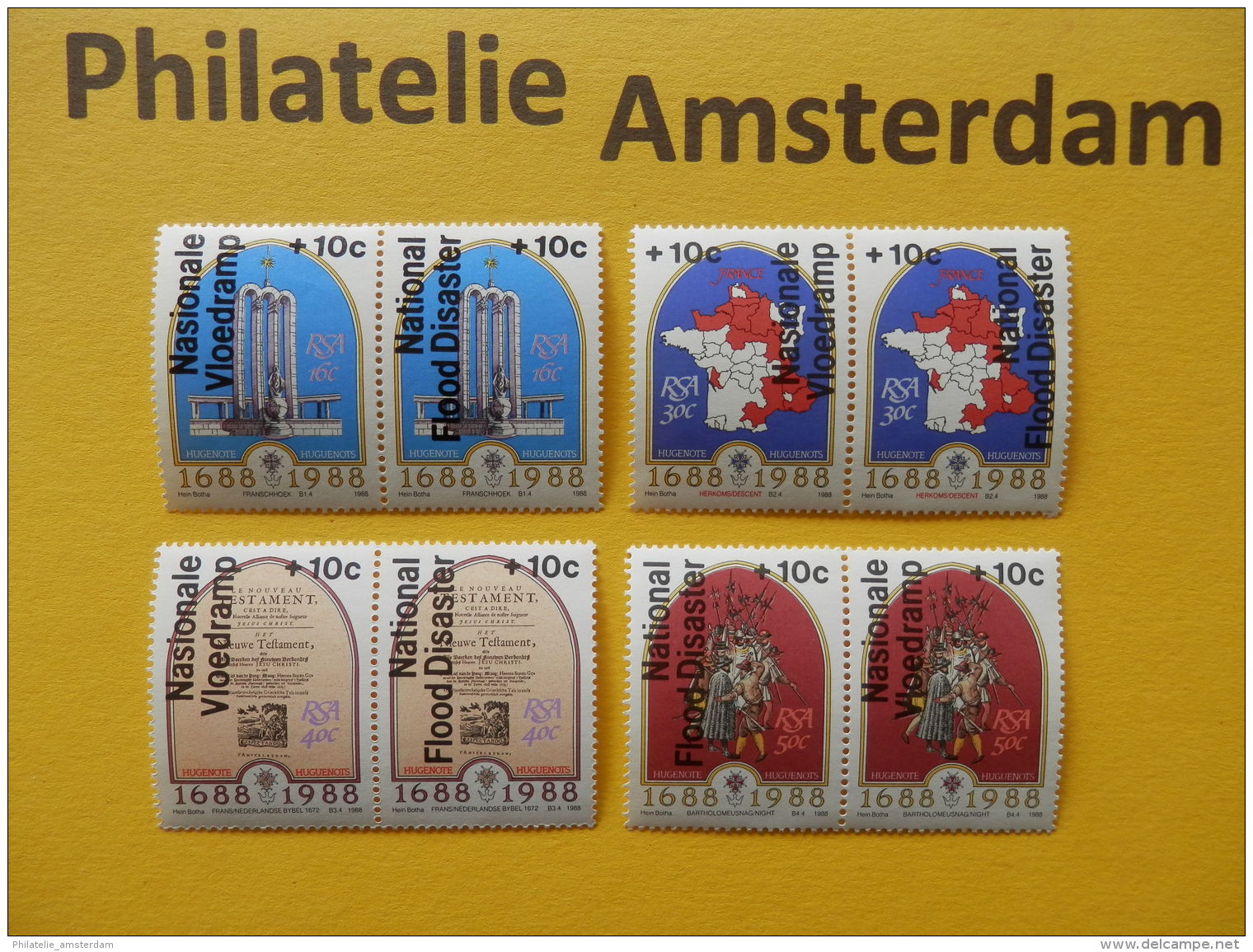 South Africa 1988, NATIONAL FLOOD DISASTER: Mi 731-38, ** - Unused Stamps