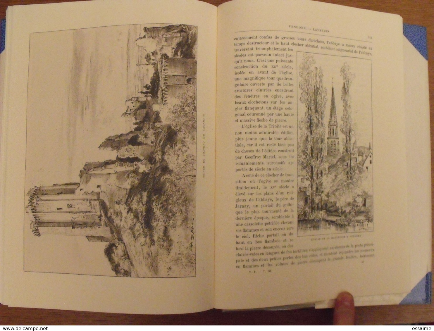 Touraine Et Les Bords De La Loire. Par Robida.  La Vieille France. 1992. Superbes Dessins - Centre - Val De Loire