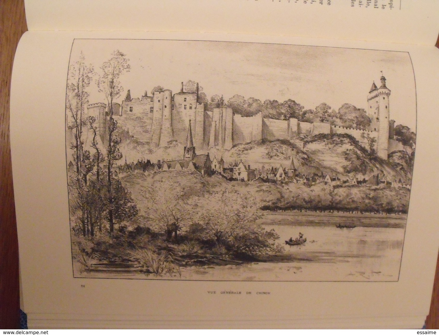 Touraine et les bords de la Loire. par Robida.  La vieille France. 1992. superbes dessins