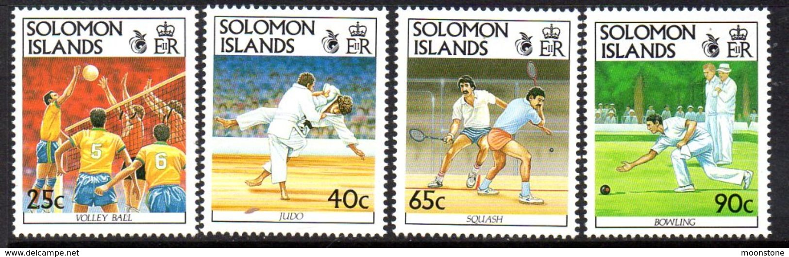 Solomon Islands 1991 9th S. Pacific Games Set Of 4, MNH, SG 698/701 (B) - Solomon Islands (1978-...)