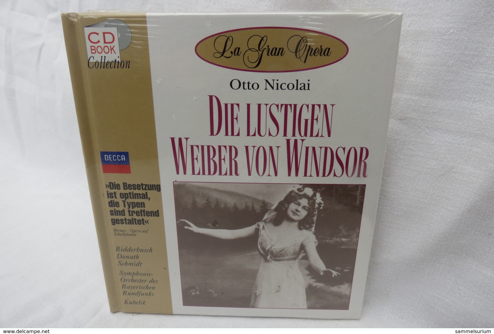 CD "Die Lustigen Weiber V.Windsor/Otto Nicolai" Mit Buch Aus Der CD Book Collection (ungeöffnet, Original Eingeschweißt) - Opera / Operette