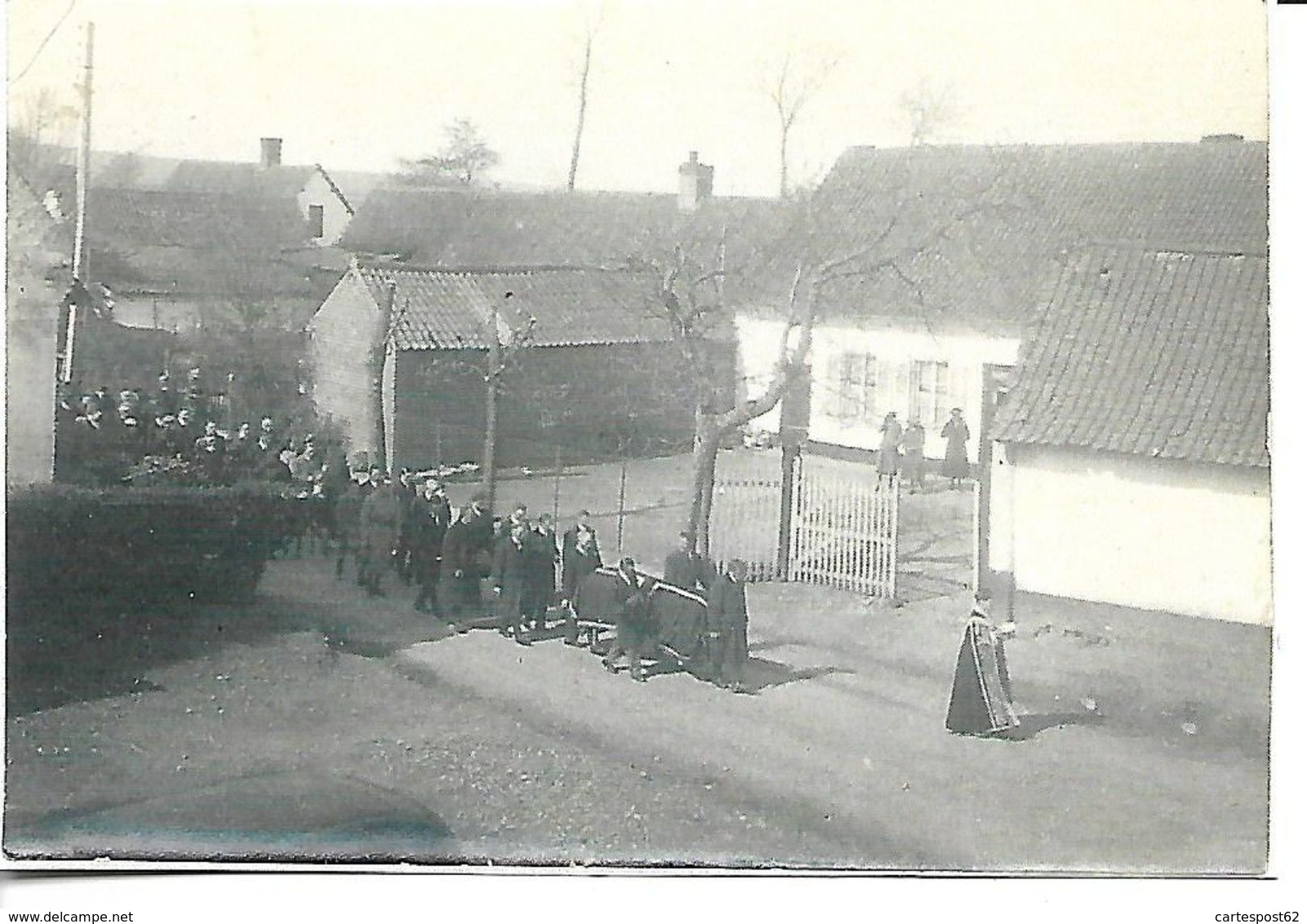 Copie De Photo D'un Enterrement à Landrethun-les-Ardres. - Autres & Non Classés