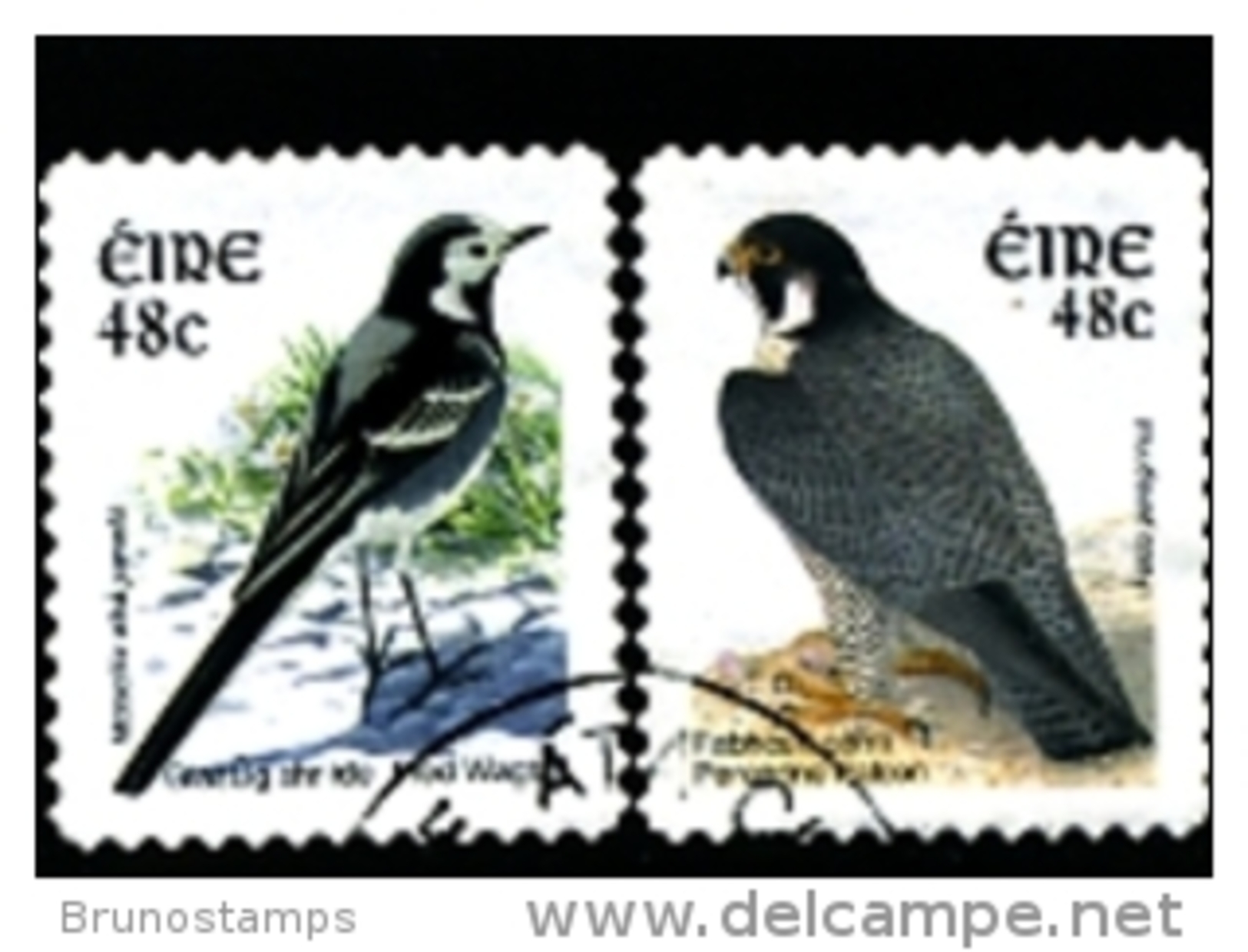 IRELAND/EIRE - 2003  48c.  BIRDS LITHO  SELF ADHESIVE  SET  FINE USED - Oblitérés