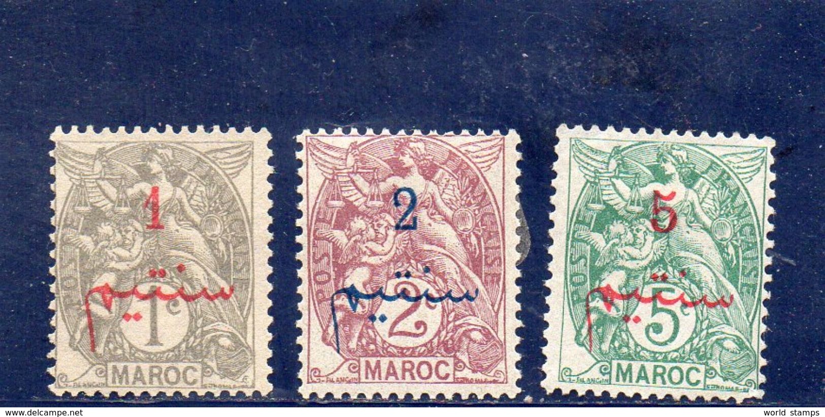 MAROC 1911-7 * - Neufs