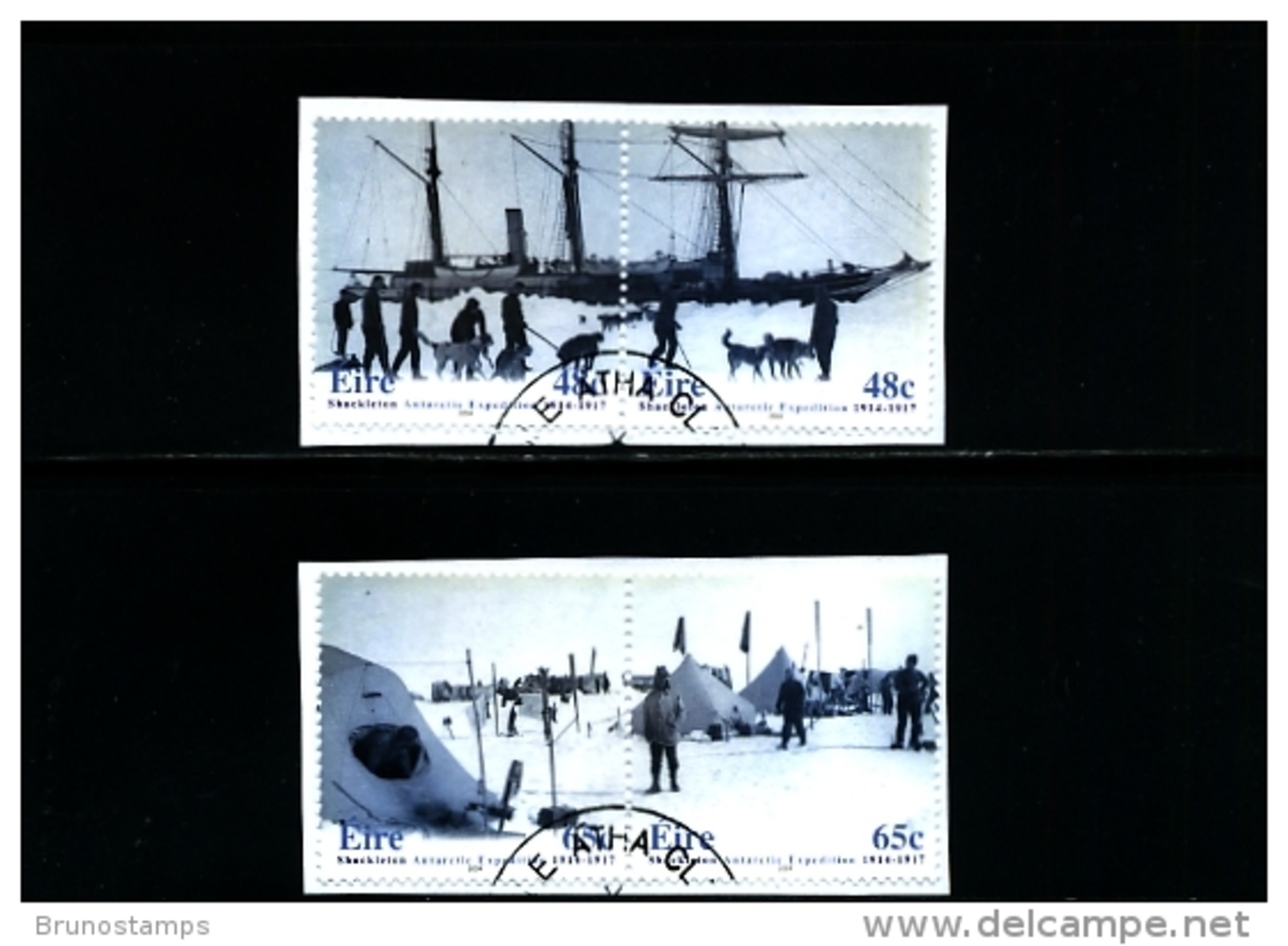 IRELAND/EIRE - 2004  SHACKLETON'S ANTARCTIC EXPEDITION  SET  FINE USED - Usati