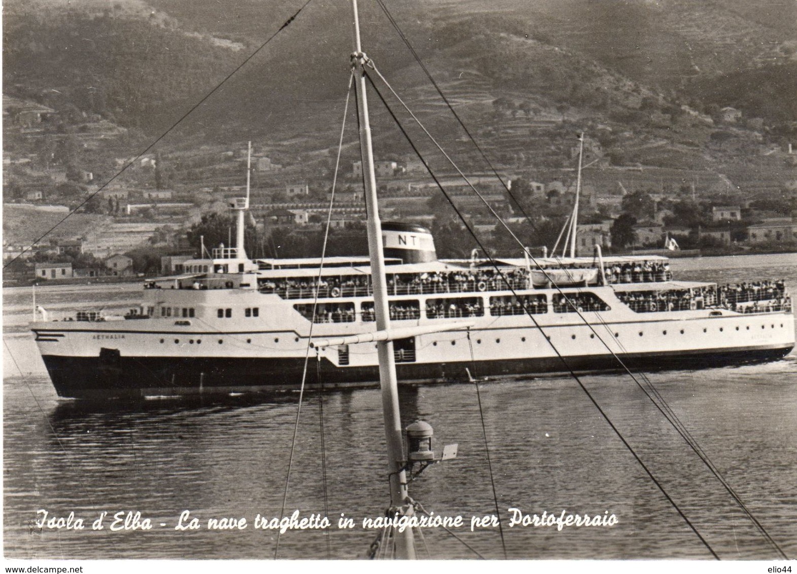 Livorno - Portoferraio (Isola D'Elba) La Nave Traghetto In Navigazione - - Livorno