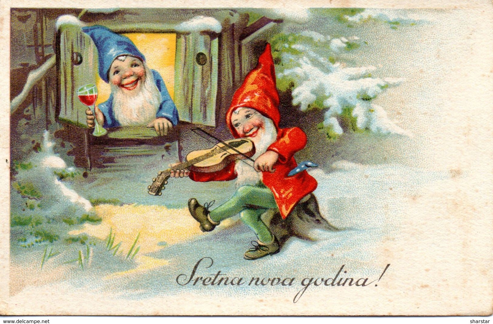 GNOMI-GNOMES-LUTINS-NAINS-ZWERGE - ANNO NUOVO - NEW YEAR - NEUEN JAHRE - N 217 - Nouvel An