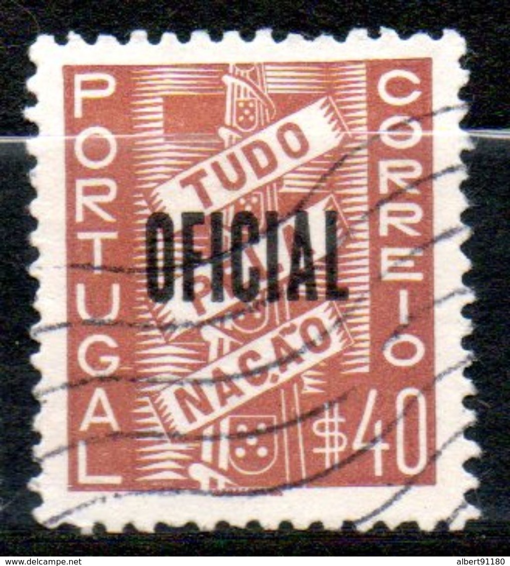 PORTUGAL  Service 40c Brun 1938  N°1 - Oblitérés