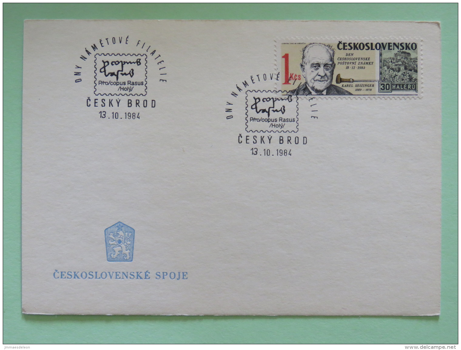 Czechoslovakia 1984 Postcard Philately - Covers & Documents