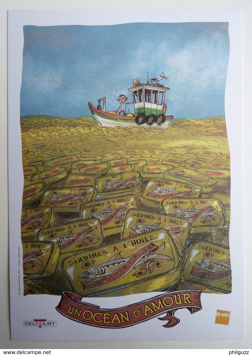 EX LIBRIS FNAC UN OCEAN D'AMOUR PANACCIONE 2014 Non N° Non Signé XL Fnac Delcourt - Künstler P - R