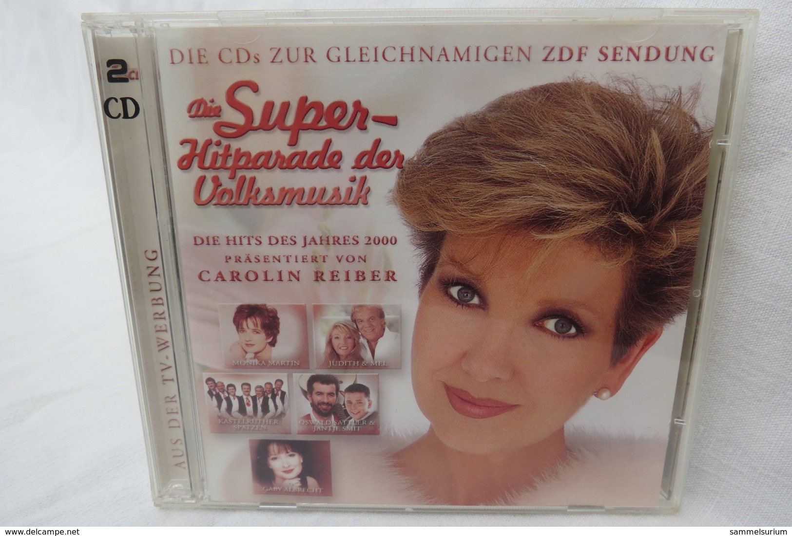 2 CDs "Die Super-Hitparade Der Volksmusik" Präsentiert Von Carolin Reiber - Autres - Musique Allemande