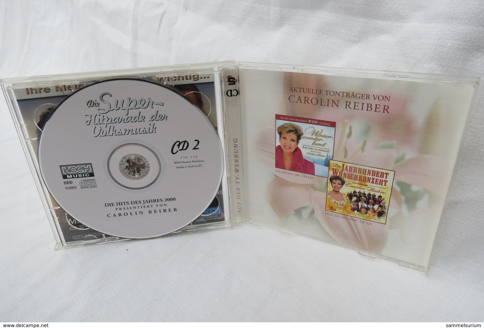 2 CDs "Die Super-Hitparade Der Volksmusik" Präsentiert Von Carolin Reiber - Andere - Duitstalig