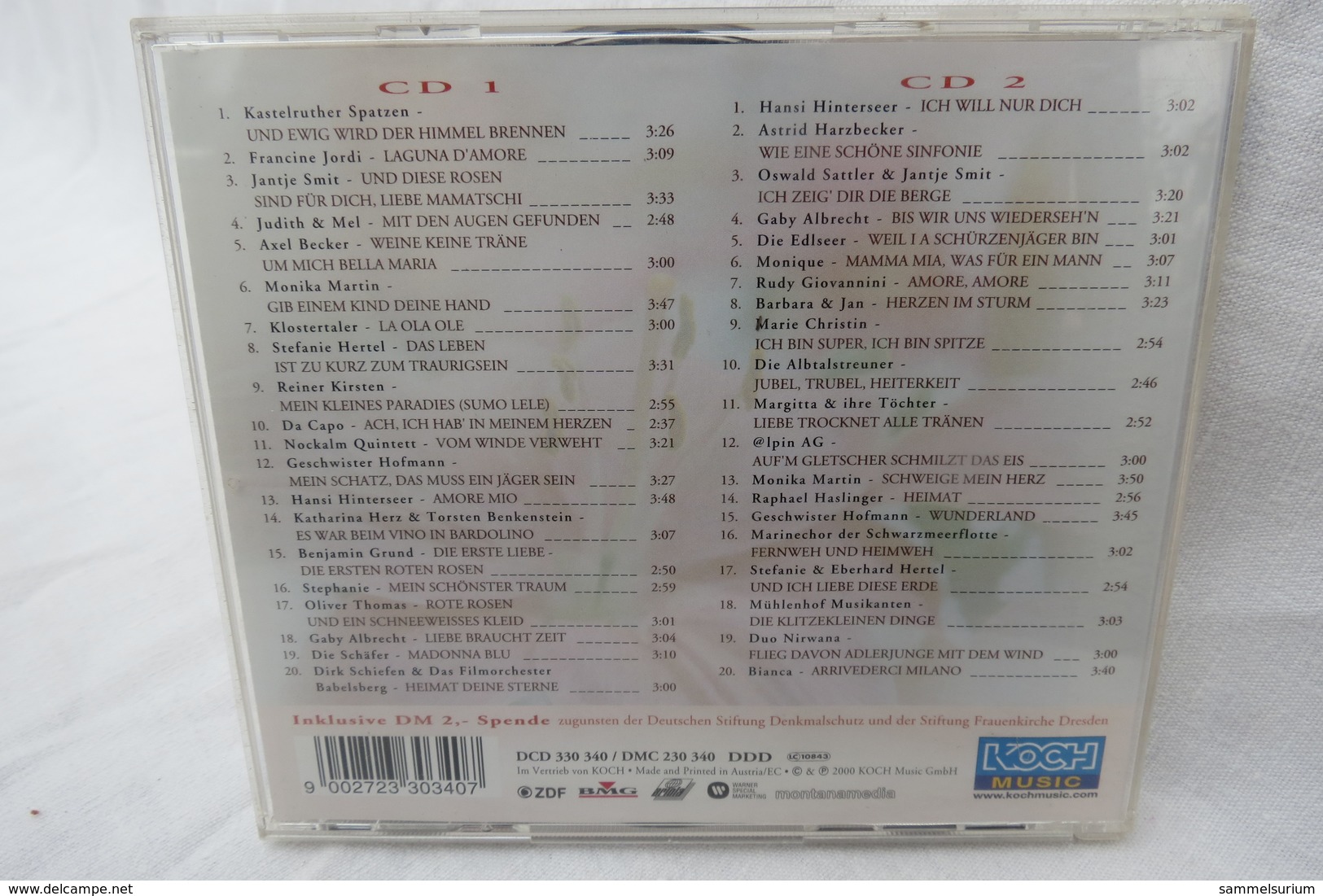 2 CDs "Die Super-Hitparade Der Volksmusik" Präsentiert Von Carolin Reiber - Sonstige - Deutsche Musik