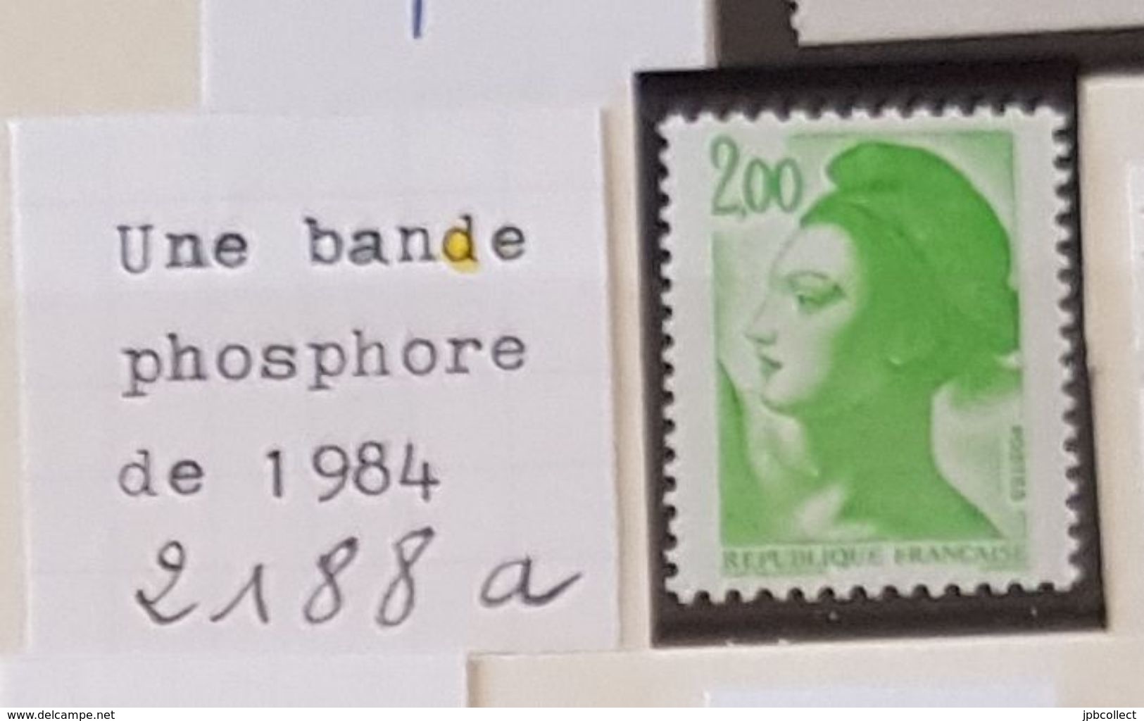 France Neufs ** - 2188 A - 1 Bande Phosphore - Ohne Zuordnung