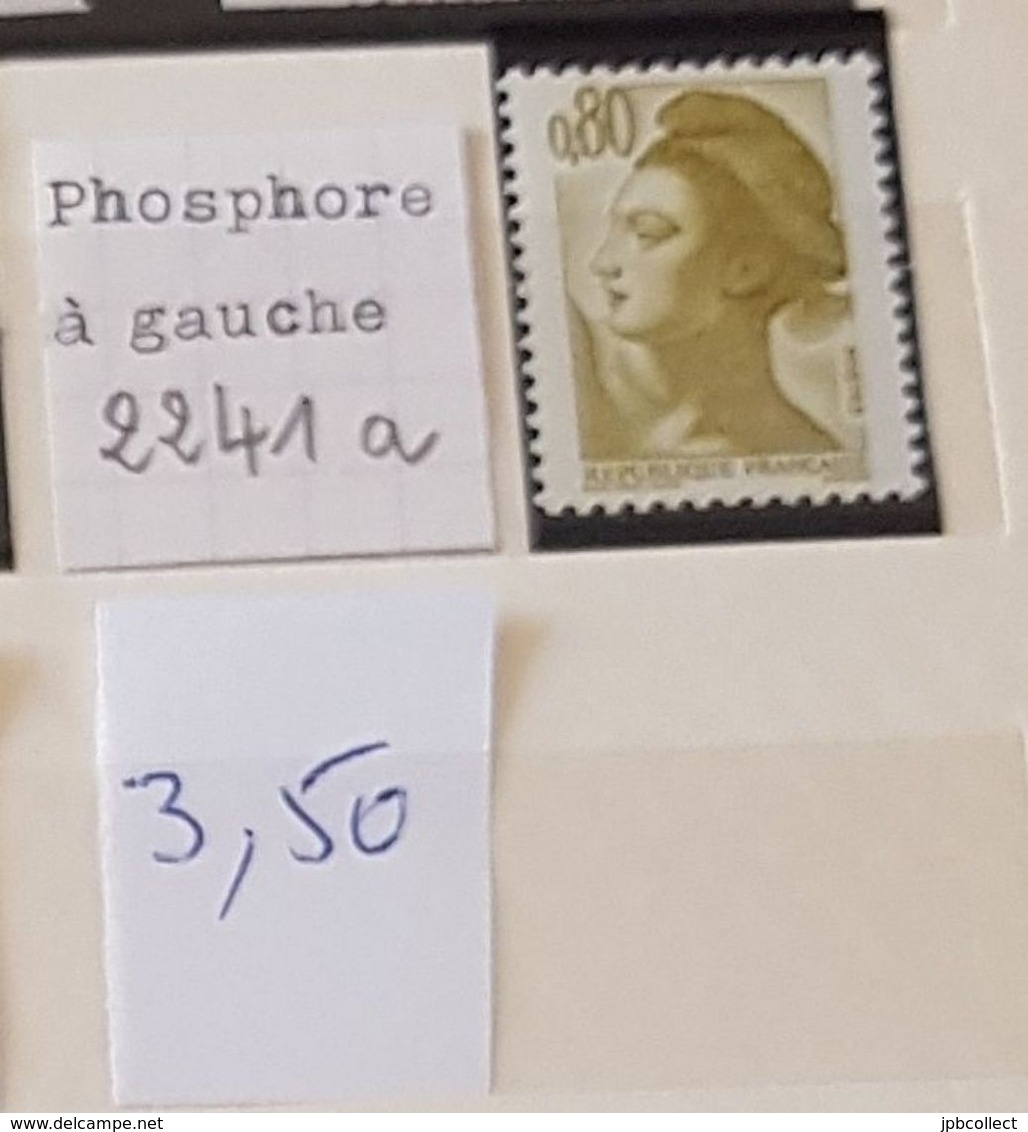 France Neufs ** - 2241 A - Phosphore à Gauche - Unclassified