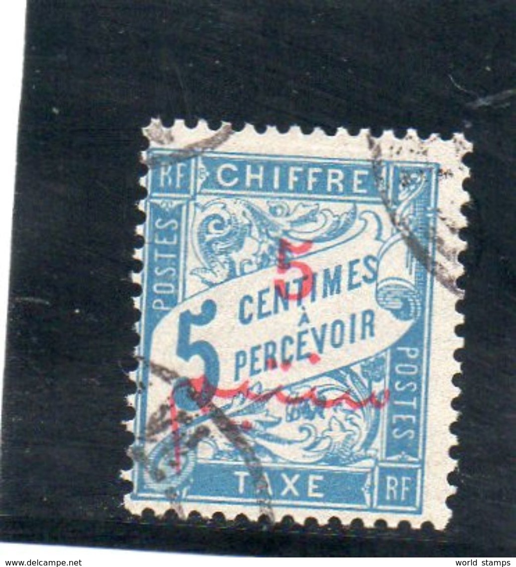 MAROC 1911 O - Timbres-taxe