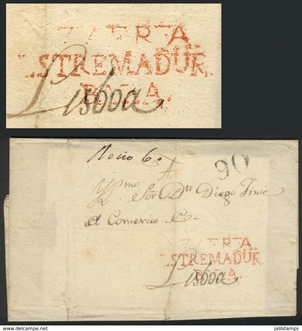 884 SPAIN: Folded Cover With Its Original Content (letter In Spanish And Its Corresponding Translation Into Portuguese)  - Altri & Non Classificati
