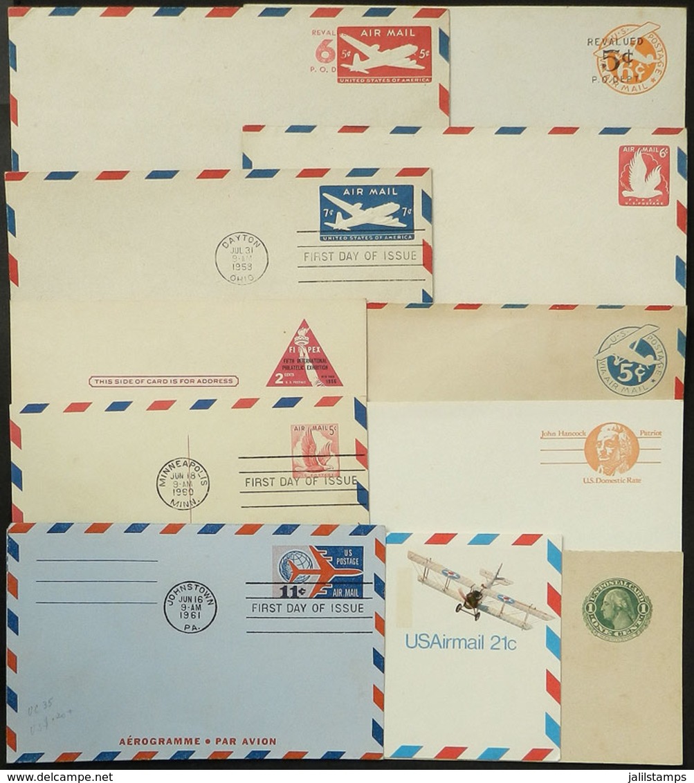 907 UNITED STATES: 11 Varied Postal Stationeries, Excellent Quality! - Altri & Non Classificati