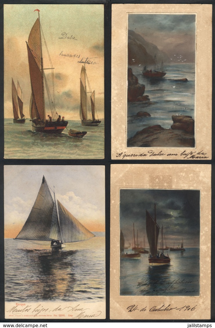 1218 WORLDWIDE: SHIPS: 8 Old PCs, Some Hand-painted, Used In Brazil, Fine Quality! - Non Classificati