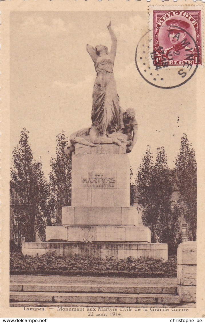 Tamines, Monument Aux Martyrs Civils De La Grande Guerre (pk45354) - Sambreville