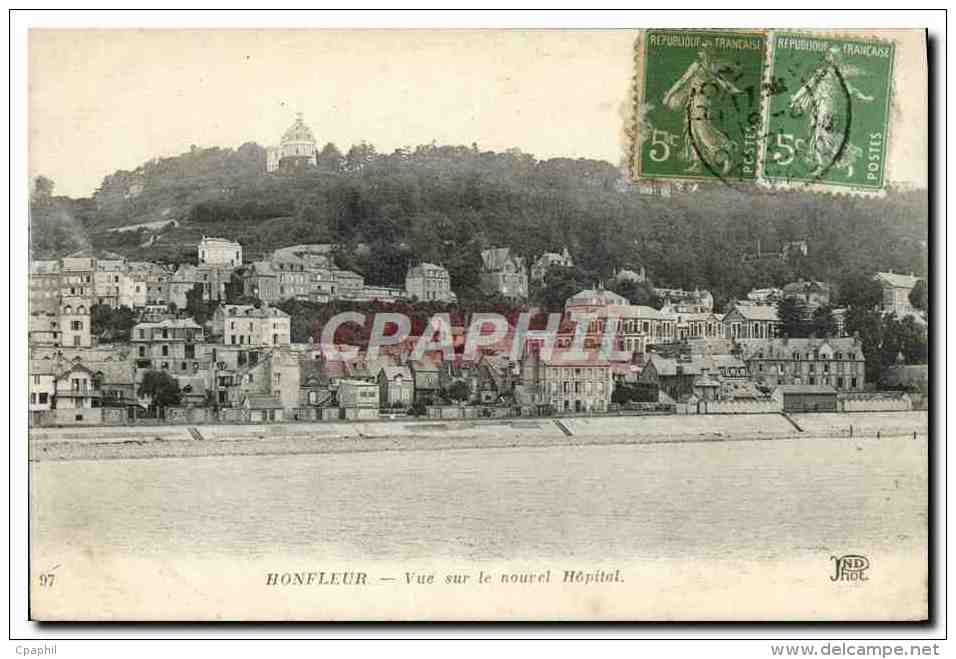 CPA Honfleur Vue Sur Le Nourel Hopital - Honfleur