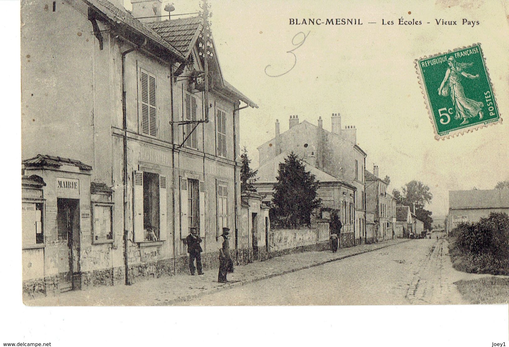 Cpa Le Blanc Mesnil Les écoles Vieux Pays - Le Blanc-Mesnil