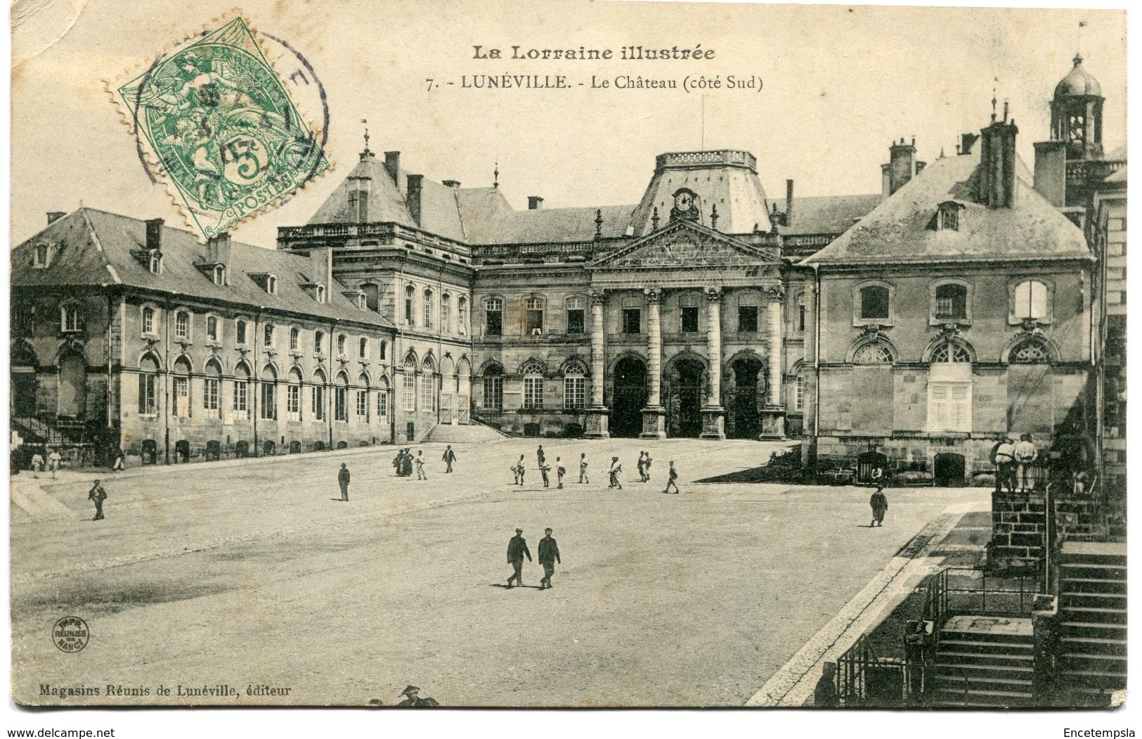 CPA - Carte Postale - France - Lunéville - Le Château - 1907 (CP1499) - Luneville