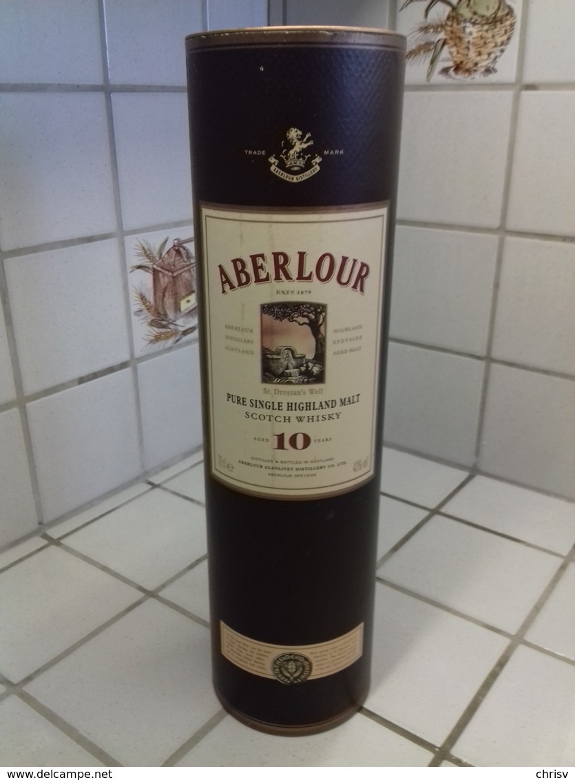 Boite-étui Carton - Whisky ABERLOUR 10 Ans D'age - Whisky