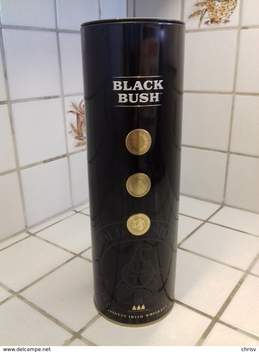 Boite-étui Métallique - Whisky BLACK BUSH - Whisky