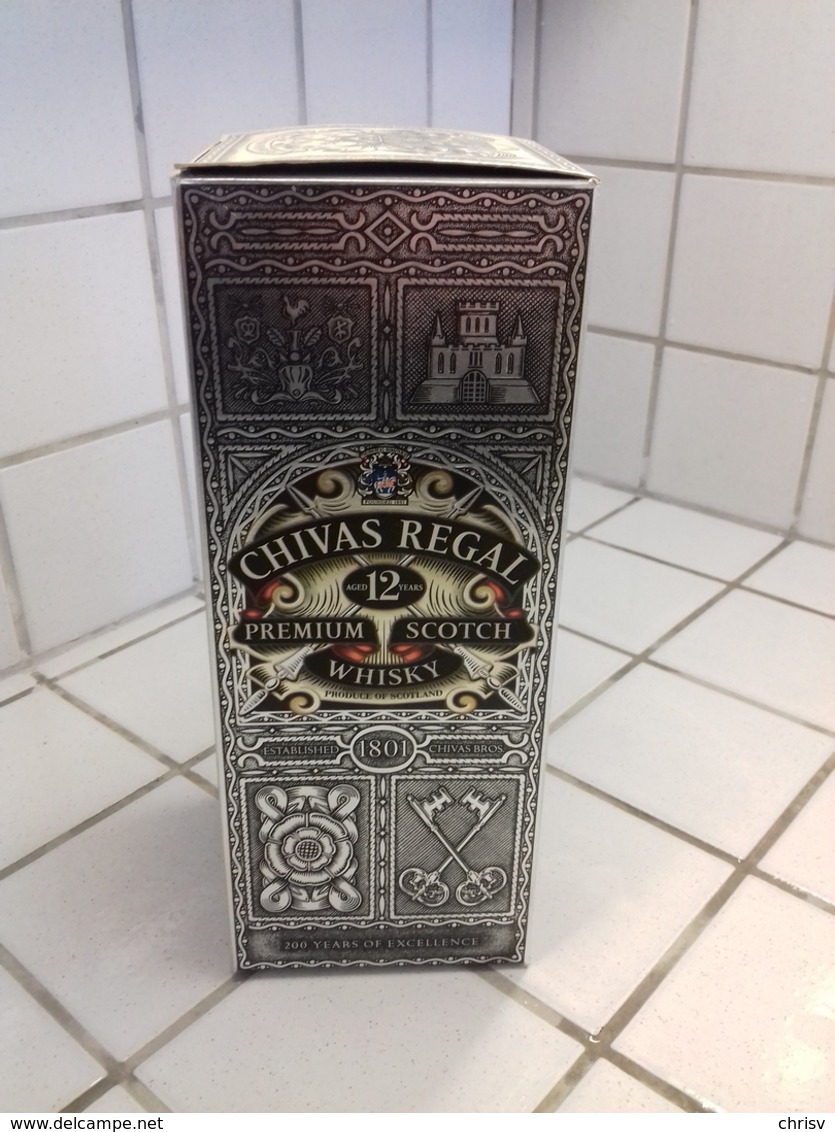 Boite-étui Carton - Whisky CHIVAS Regal 12 Ans D'age - Whisky